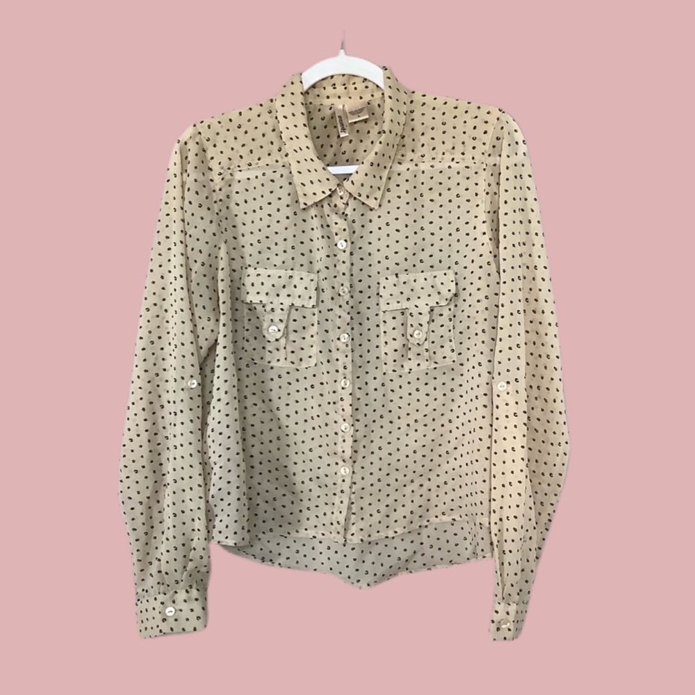 Polka dot Vintage Blouse ✨